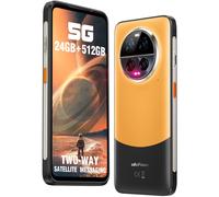 Ulefone Armor 23 Ultra 5G Rugged Phone Satellite Message 120W Smartphone 64MP Night Camera 24GB + 512GB NFC Android 13 cellulare Black