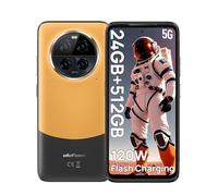 Ulefone Armor 23 Ultra Cellulare Satellitare, 24GB+512GB Rugged Smartphone 5G, 3,2X Teleobiettivo 6.78 FHD+ 120Hz Fotocamera 64MP, IP68/69K, Ricarica Rapida 120W Cellulare/NFC/Android 13 Arancione