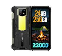 Ulefone Armor 24 Rugged Smartphone 24GB+256GB Android 14 Telefono Indistruttibile Batteria 2.2000mAh FHD+ 6.78" 64MP+64MP Fotocamera visione notturna Dual SIM IP68 Impermeabile Cellulare Antiurto Nero
