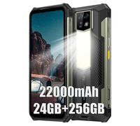 Ulefone Armor 24 Rugged Smartphone 4G, 24GB+256GB Android 14 Telefono Robusto, 64MP Visione Notturna Infrarossi, 22000mAh 66W, 1000 Lumen Luce LED, 6.78" FHD+ Cellulari Resistente IP68, NFC/OTG/GPS