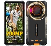 Ulefone Armor 26 Ultra 5G Telefono Portatile Infrangibile Smartphone Infrangibile 24 GB+512 GB, 200 MP+50 MP, 15600 mAh, 6.78" 120Hz FHD+, Telefono Infrangibile Android 13/WiFi 6/NFC/OTG