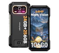 Ulefone Armor 27 Pro Rugged Smartphone 2024, 24GB+256GB/2TB Telefono Indistruttibile, Android 14 Rugged Phone, 10600mAh/33W, 50MP+64MP Visione Notturna, 120Hz 6.78" FHD+, Ricarica Wireless/Face ID/NFC
