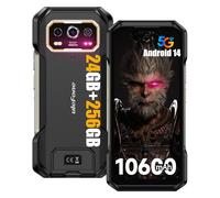 Ulefone Armor 27 Pro Rugged Smartphone 5G, 24GB+256GB/SD-2TB Android 14, 6.78" FHD+ 120Hz, Fotocamera 64MP+50MP+50MP+32MP Telefono Indistruttibile 10600mAh Batteria, Ricarica Rapida 33W GPS/NFC/OTG