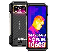 Ulefone Armor 27 Rugged Smartphone, 24GB+256GB/SD-2TB con Termografia Android 14 Cellulari 6.78" FHD+ 120Hz IP68 Antiurto, Fotocamera 64MP Telefono Indistruttibile 10600mAh, 4G Double SIM/GPS/NFC/OTG