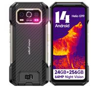 Ulefone Armor 27T 4G Telefono Robusto 10600mAh Smartphone con Fotocamera per Visione Notturna Android 14 Fino a 24GB+256GB 120Hz 33W Ricarica Rapida