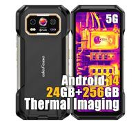 Ulefone Armor 27T Pro 5G Rugged Smartphone 2024, 24GB+256GB+2TB Android 14 Telefono Robusto, 64MP+Termocamera Telefono, 10600mAh Ricarica Wireless, 6.78" FHD+ Cellulari Resistente IP68, NFC, 4G LTE