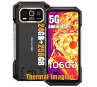 Ulefone Armor 27T Pro Rugged Smartphone 5G con Termografia, 24GB+256GB/SD-2TB Android 15, 6.78" FHD+ 120Hz, Fotocamera 64MP+50MP Telefono Indistruttibile 10600mAh Batteria, GPS/NFC/OTG Nero