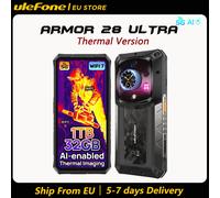 Smartphone Ulefone ARMOR 28 ULTRA THERMAL VERSION 16 GB RAM 512 GB Nero