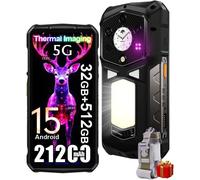 Ulefone Armor 29 Pro 32GB 512GB 6.67" AMOLED 5G Dual SIM Fotocamera Termica 64MP Android 15 Nero