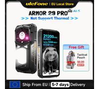 Ulefone Armor 29 Pro 16GB 512GB 6.7" AMOLED 5G Dual SIM Batteria 21200mAh IP69K Android 15 Nero