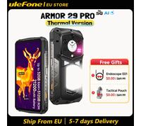 Ulefone Armor 29 Pro Versione Termica 5G AI Smartphone Robusto Android 15 6.67 "120Hz 512GB ROM 21200mAh 120W Ricarica Flash NFC