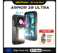 Ulefone Armor 29 Ultra 21200mAh 5G AI Telefono Rugged Dimensity 9300+ 1TB ROM Smartphone Android 15 Doppio Schermo 120Hz NFC