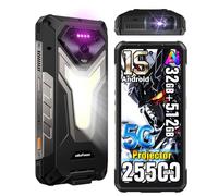 Ulefone Armor 34 Pro Plus 5G Rugged Smartphone con Proiettore, MTK 7400X 32GB+512GB/2TB, 25500mAh Android 15 Telefono Indistruttibile,6.95'' FHD+,64MP Visione Notturna, 1100LM Luce Campeggio,WiFi 6E