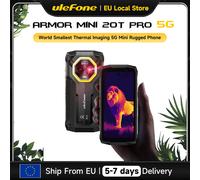 Ulefone Armor Mini 20T Pro 8GB 256GB 4.7" IPS 90Hz 5G Dual SIM Termocamera FLIR Android 14 Nero