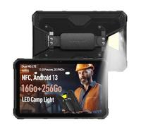 Ulefone Armor Pad 2 Outdoor Tablet 18600 mAh, 16 GB + 256 GB/2 TB SD Android 13 G99 48 MP + 16 MP 2 K 11 pollici Tab con torcia 750 lumen antiurto impermeabile 4G Dual SIM/NFC/WiFi 6/impronte digitali