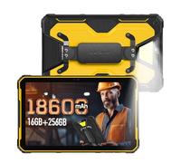 Ulefone Armor Pad 2 Tablet Rugerizzato, 16GB + 256GB+TF 2TB, 18600 mAh/33 W, 11 Pollici Tablet, Android 13, IP68 Antiurto, Fotocamera 48 MP+16 MP, Impermeabile, Dual SIM 4G, NFC, GPS