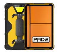 Ulefone ARMOR PAD 2 Tablet Rugged, 11'' 2K 500nits, 16GB+256GB, Android 13 Impermeabile IP68, Batteria 18600mAh, Luce LED, Dual SIM 4G (3 Slot per Schede), Fotocamera 48MP, GPS NFC WIFI 6 Giallo