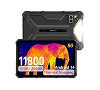 Ulefone Armor Pad 4 Ultra 5G Rugged Tablet Android 14 con Termocamera 10.36 Pollici,10080mAh, 16GB+256GB/SD-2TB Tablet con 1100 LED-Licht, 50MP+32MP, IP68 Impermeabile Rugged Dual SIM/5G WiFi/OTG/NFC
