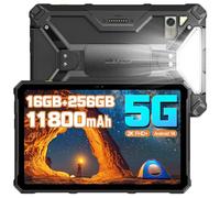 Ulefone Armor Pad 4 Ultra 5G Rugged Tablet, Android 14 Tablet PC, Tablet 10,36''FHD+, 16GB+256GB/TF-2TB, 11800mAh/33W, 1100 Lumen Luce da Campeggio, 50MP+32MP, 500nits Tablet Robusto, IP68/GPS/NFC/TÜV