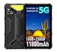 Ulefone Armor PAD 4 Ultra 5G Rugged Tablet Android 15, MTK 6300 16GB+256GB/2TB Robusto Tablet, 10.36" FHD+, 11800mAh, 50MP+32MP, 2 Altoparlanti,1100lm Luce da campeggio, IP68/IP69K/OTG/GPS/NFC/FM