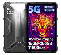 Ulefone Armor Pad 4 ULTRA 5G Rugged Tablet con Termografia, 10,36'' FHD+, 11800mAh/33W, Android 14 Tablet PC, 16GB+256GB/TF-2TB, 1100 Lumen Luce da Campeggio, 50MP+32MP, 500nits, IP68/GPS/OTG/NFC/TÜV
