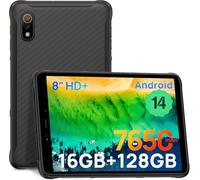 Ulefone Armor Pad Pro Tablet Resistente 16 GB + 128 GB/SD-2048 GB Android 14, Tablet Rugerizzato 8.0 Pollici, Batteria 7650 mAh, 48 MP Fotocamera, Mini Tablet Doppia SIM 4G IP68/IP69K/GPS/NFC/3 Card