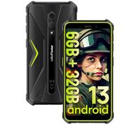 Ulefone Armor X12 Outdoor Smartphone, 6GB+32GB/256GB SD Handy Ohne Vertrag, Android 13 4860mAh Robust Handy, 13MP+8MP Octa Core, 5.45" HD+ IP69K Wasserdicht, 4G Dual SIM/Face ID/NFC/GPS - Grün