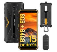 Ulefone Armor X12 Pro Android 15 Telefoni Portatile Infrangibile, 8GB+64GB/256GB, Telefono Infrangibile, Fotocamera 13 MP, 5.45 "HD+, Batteria 4860 mAh, 4G Dual SIM/NFC/GPS/IP69K