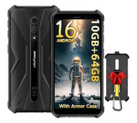 Ulefone Armor X12 Pro - Smartphone robusto sbloccato, 10 GB di RAM, 64 GB di ROM, schermo resistente da 5,4 pollici, NFC, telefoni cellulari Android 15, impermeabile IP68/69K, Octa Core, slot per 3
