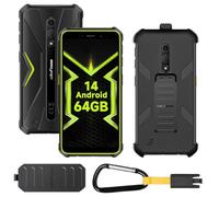 Ulefone Armor X12 Pro - Telefono portatile infrangibile, 2025,8 GB+64 GB ROM/TF-256 GB, smartphone infrangibile, Android 14,13 MP+8 MP, fotocamera, 5,45 pollici, HD+,4860 mAh, batteria Octa Core,Dual