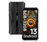 Ulefone Armor X12 Rugged Smartphone Android 13, 4860mAh Telefono Indistruttibile, 6GB+32GB ROM/TF-256GB Telefoni Robusto, 5.45'' HD+, 13MP+8MP, Cellulare, 4G Dual SIM/Face ID/NFC/OTG/GPS Verde