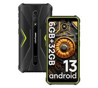 Ulefone Armor X12 Rugged Smartphone Android 13, 4860mAh Telefono Indistruttibile, 6GB+32GB ROM/TF-256GB Telefoni Robusto, 5.45'' HD+, 13MP+8MP, Cellulare, 4G Dual SIM/Face ID/NFC/OTG/GPS Verde