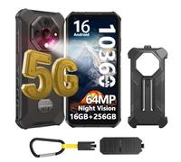 Ulefone Armor X16 Pro 5G Rugged Smartphone Android 16 Cellulare Rugged 10360mAh/33W, 64MP+25MP Visione Notturna Telefono Indistruttibile 16GB+256GB/2TB, 6.56" FHD+120Hz Gemini AI/Dual SIM/OTG/NFC