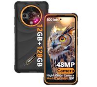 Ulefone Armor X31 Rugged Smartphone 12GB+128GB(TF-2TB), 6050mAh/18W Telefono Indistruttibile Octa Core Android 14 Cellulari Fotocamera AI 48MP+20MP, 6.52" HD+ IP68 Telefono Robusto/GPS/OTG/NFC Arancio