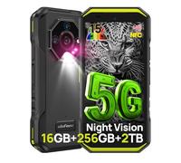 Ulefone Armor X32 Pro 5G Cellulari 2025, 16GB+256GB/SD-2TB Android 15, 64MP+16MP+25MP Visione Notturna con 120LUM Torcia abbagliante Rugged Smartphone 5500mAh 5.65", 3-Slots/Face ID/GPS/OTG/NFC Verde