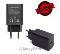 ULEFONE CARICABATTERIE FAST ORIGINALE USB-C UF83PD3303 FINO A 33W BLACK 795F41A