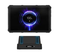 Ulefone Dock di Ricarica da Scrivania 10W, Ricarica, Doppia Uscita, Supporto Caricatore 2-in-1 con Connettore Pogo, per Armor Pad 4T/4 Ultra Tablet