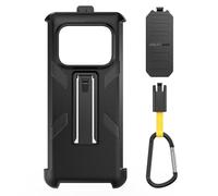 Ulefone Multifunctional Protective Shockproof Case for Armor 25T Pro 5G/Armor 25T 4G with Back Clip Carabiner Full Protection Scratch Resistant Anti-Fall 2024