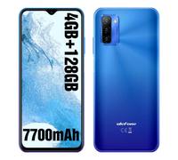 Ulefone Note 12 Cellulare (2023) 7700 mAh Grande batteria 128 GB ROM/SD 128 GB 6,82 pollici HD+ Android 11 Smartphone senza contratto, fotocamera principale 13 MP, slot per schede 4G Dual SIM