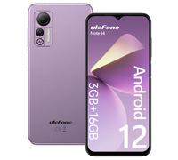 Ulefone Note 14 Smartphone 4500mAh Android 12 pollici 16 Go ROM 13MP 4G Telefono portatile 3 slot per schede/sblocco Green