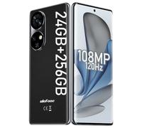 Ulefone Note 17 Pro Smartphone senza contratto, 2,4 K Amoled 120 Hz, display curvo, 108 MP + 32 MP, fotocamera Android 13, 24 GB + 256 GB Helio G99 con ricarica rapida da 33 W, 6,78 pollici, batteria