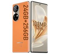 Ulefone Note 17 Pro Telefono cellulare senza contratto, 2,4 K Amoled 120 Hz, display curvo, 108 MP + 32 MP, fotocamera Android 13 Smartphone, 24 GB + 256 GB Helio G99 con ricarica rapida da 33 W, 6,78