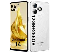 Ulefone Note 18 Pro Cellulare, 12GB+256GB/SD-2TB Android 14, 6.78" HD+, Fotocamera 64MP+50MP+32MP Smartphone 5450mAh Batteria, Ricarica rapida da 18W 4G Dual SIM Telefono NFC/GPS/OTG/Bianco