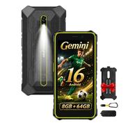 Ulefone Rugking 2 Pro Android 16 Rugged Smartphone 5.45" HD+Vetro Corning Gorilla Telefono Indistruttibile Octa Core 8GB+64GB/2TB, 4550mAh 13MP, Torcia Elettrica/NFC/Face ID/GPS/IP68/2 Anni Garanzia