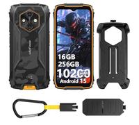 Ulefone RugKing 4 Pro Cellulare Infrangibile, 10200mAh Batteria Android 15 Octa-Core AI Smartphone 48MP Fotocamera, Giallo