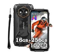 Ulefone Rugking 4 Pro Rugged Smartphone Android 15, 16GB+256GB/2TB SD, Gemini AI Telefono Cellulari Resistente IP68, 48MP+8MP, 6,56" 120Hz 10200mAh Dual SIM 4G Cellulare Offerta,NFC/OTG/3 Slot, Nero
