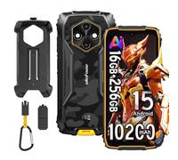 Ulefone Rugking 4 Pro Rugged Smartphone Android 15, 16GB+256GB/2TB SD, Gemini AI Telefono Cellulari Resistente IP68, 48MP+8MP, 6,56" 120Hz 10200mAh Dual SIM 4G Cellulare Offerta,NFC/OTG/FM/3 Slot