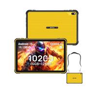 Ulefone Rugking Pad 2 Pro Tablet rugged Android 16, 10200mAh eSIM 16+128 GB/2TB Tablet,10.1pollici 8+48 MP 90Hz IP68/IP69K,Tablets Robusto Dual SIM 4G/2.4G/5G WiFi/GPS/NFC/OTG, Giallo