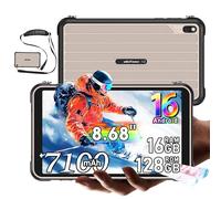 Ulefone Rugking Pad Pro 4G Rugged Tablet 8.0 pollici, Android 16 16GB+128GB/2TB Tablette in Offerta,7100mAh, IP68/IP69K Robusto Tablet, 5G WIFI/OTG/GPS/NFC/FM/Face ID, 2 Altoparlanti Stereo, Grigio