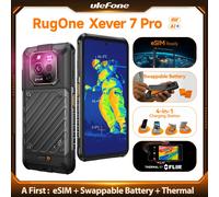 RugOne Xever 7 Pro by Ulefone - Rugged Outdoor Smartphone con batteria sostituibile (2 × 5550 mAh) • Visione notturna da 64 MP + Fotocamera termica FLIR® • IP69K/IP68 • 120 Hz AMOLED • 5G • 12GB RAM